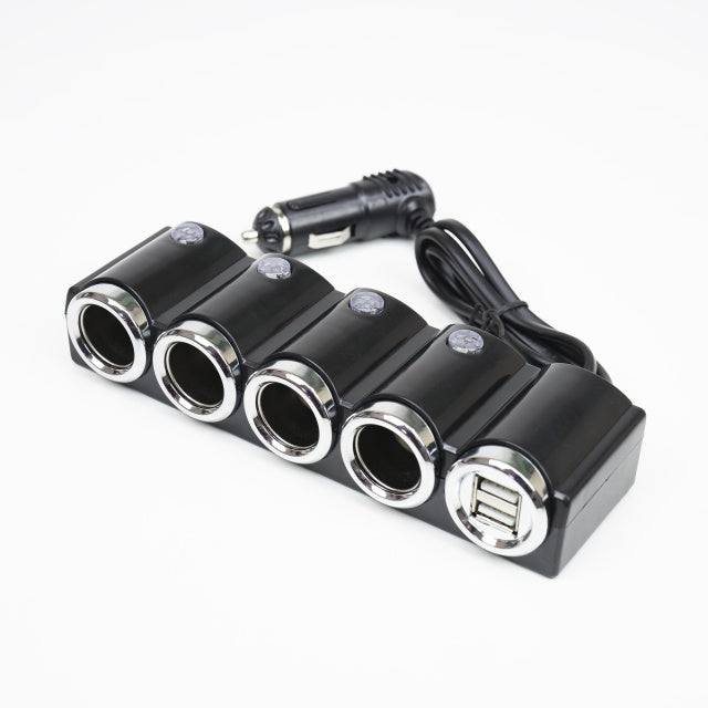Spliter bricheta auto PNI Lighter 04 12V/24V 4 iesiri, 2xUSB, indicator LED