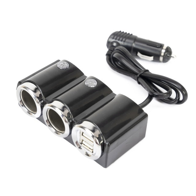 Spliter bricheta auto PNI Lighter 20 12V/24V 2 iesiri, 2 x USB, indicator LED