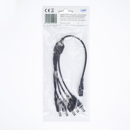 Spliter PNI 1x5 pentru alimentator DVR si camere de supraveghere