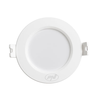 Spot LED PNI D-Light CL2503 3W, incastrabil, rotund 9 cm, 6400K, alimentare 230V, 330 lm, alb rece