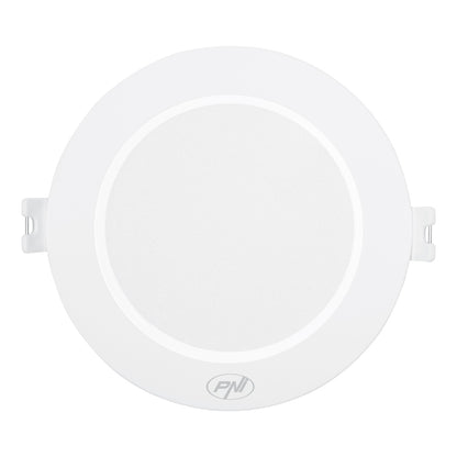 Spot LED PNI D-Light CL2524 24W, incastrabil, rotund 29 cm, 6400K, alimentare 230V, 2640 lm, alb rece