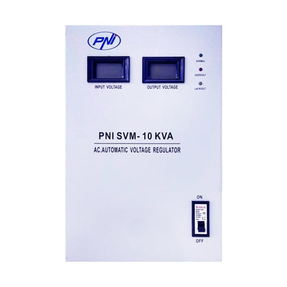 Stabilizator de tensiune PNI SVM-10K cu servomotor 10000VA, 8000W, iesire 230V