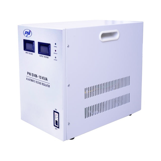 Stabilizator de tensiune PNI SVM-10K cu servomotor 10000VA, 8000W, iesire 230V