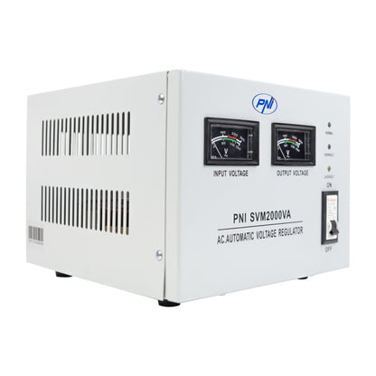 Stabilizator de tensiune PNI SVM2000VA cu servomotor, 1600W, 7.2A, iesire 230V