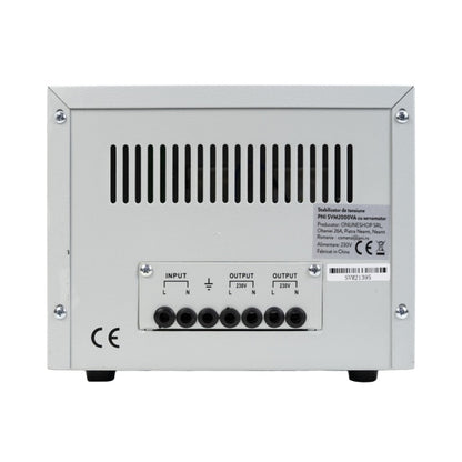 Stabilizator de tensiune PNI SVM2000VA cu servomotor, 1600W, 7.2A, iesire 230V