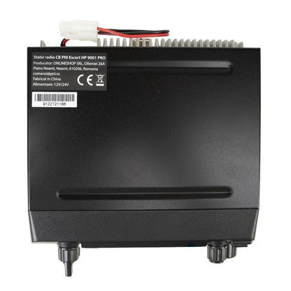 Statie radio CB PNI Escort HP 9001 PRO ASQ reglabil, AM-FM, 12V/24V, 4W, Scan, Dual Watch, ANL, ecran multicolor