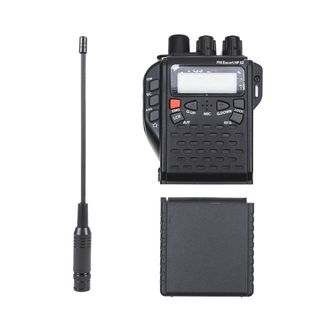 Statie radio CB portabila PNI Escort HP 62 cu Antena BNC si suport baterii