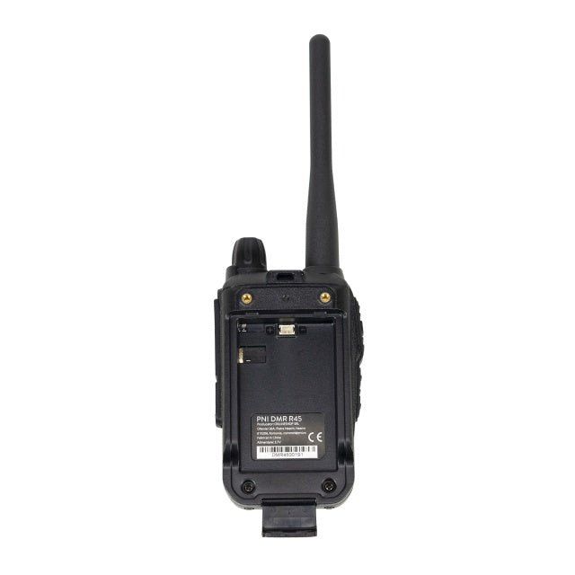 Statie radio portabila PNI DMR R45, digital si analogic, 446MHz, 16 canale digitale si 99 canale analogice, functie inregistrare voce, baterie Li-Ion 2000mAh
