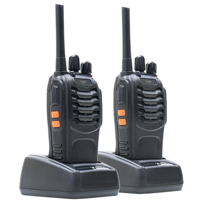 Statie radio portabila PNI PMR R40 PRO, set cu 2 buc, 0.5W, 16 canale programabile, 16 PMR si tonuri 50 CTCSS si 104 DCS, ASQ, TOT, monitor, programabila, acumulatori 1200mAh, incarcatoare si casti in