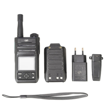 Statie radio portabila PNI PoC 1800, GSM 4G LTE, Wi-Fi 2.4GHz, Android OS, ecran color 1.77 inch, acumulator Li-Ion 4400 mAh, IP54