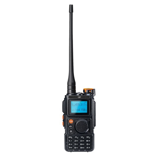 Statie radio portabila VHF/UHF PNI P16UV, 999 canale, dual band TX si 6 benzi RX, transmisie VOX, Scan, Radio FM, canale meteo, Li-Ion 2600 mAh