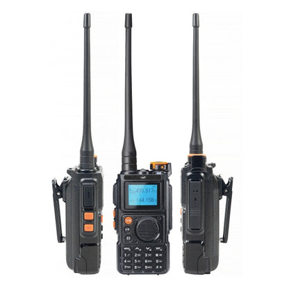 Statie radio portabila VHF/UHF PNI P16UV, 999 canale, dual band TX si 6 benzi RX, transmisie VOX, Scan, Radio FM, canale meteo, Li-Ion 2600 mAh