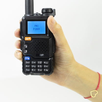 Statie radio portabila VHF/UHF PNI P18UV, dualband, 144-146MHz si 430-440MHz, 200CH, VOX, Scan, Radio FM, Li-Ion 2200 mAh