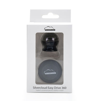 Suport magnetic pentru telefon mobil Silvercloud Easy Drive 360 aplicare pe bord