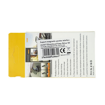 Suport magnetic pliabil pentru telefon mobil Silvercloud Easy Drive 50