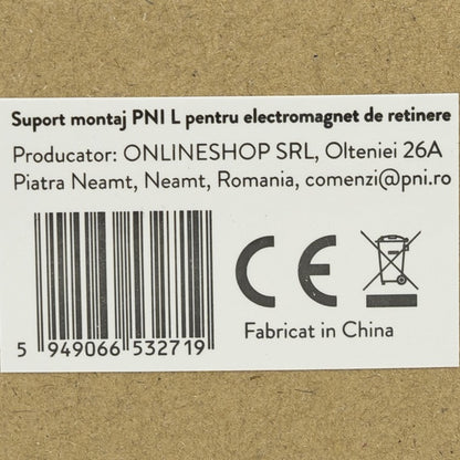 Suport montaj PNI L pentru electromagnet de retinere 280kg
