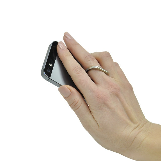 Suport universal PNI O-Ring, Desk Stand si Smart Grip, Silver, suport auto inclus
