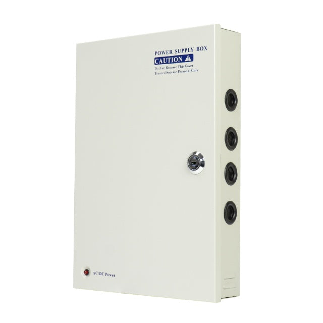 Sursa alimentare CCTV PNI STC30.2A in cutie metalica 12V 30A 360W, 18 iesiri