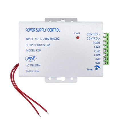 Sursa de tensiune cu temporizare PNI K80 12V si 3A pt. yale si control acces