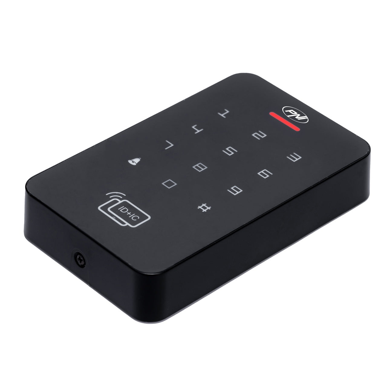 Tastatura control acces PNI DK150 stand alone, deblocare cu PIN, card RFID, IP65, negru