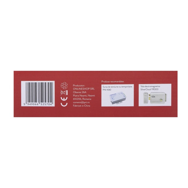 Tastatura control acces PNI DK220, stand alone, exterior si interior, IP65, cu 2 relee