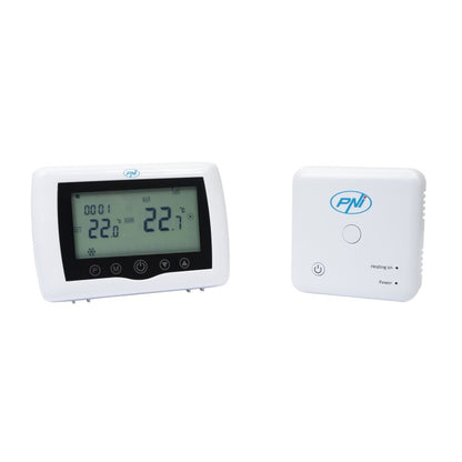Termostat inteligent PNI CT36 PRO fara fir, WiFi 2.4GHz, control prin Internet APP TuyaSmart, regim iarna-vara, pentru centrale termice