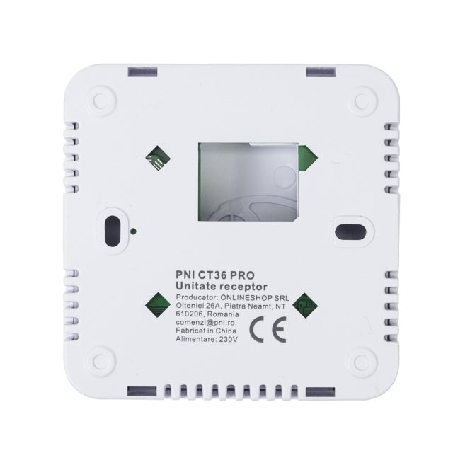Termostat inteligent PNI CT36 PRO fara fir, WiFi 2.4GHz, control prin Internet APP TuyaSmart, regim iarna-vara, pentru centrale termice