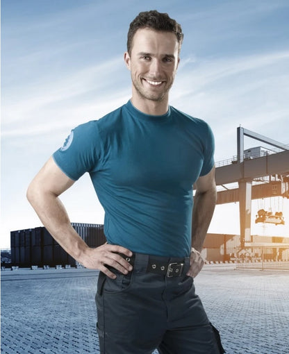 Tricou clasic albastru 4Tech