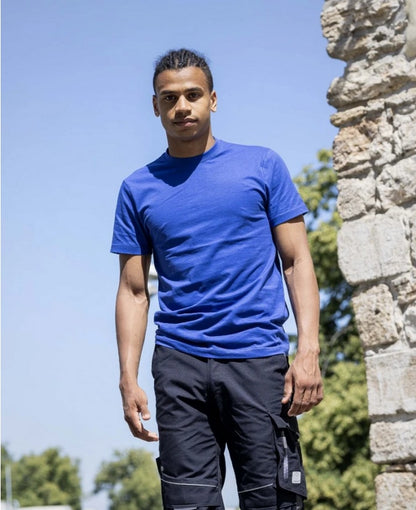 Tricou clasic albastru Lima