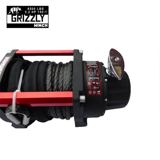 Troliu Grizzly Winch 8500lbs (3855kg) cablu sintetic