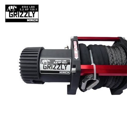 Troliu Grizzly Winch 8500lbs (3855kg) cablu sintetic
