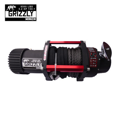 Troliu Grizzly Winch 8500lbs (3855kg) cablu sintetic