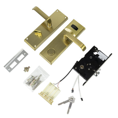 Yala control acces hotelier PNI CH2000R Gold cu cititor de card deschidere pe partea dreapta