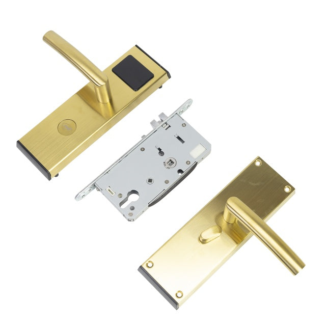 Yala control acces hotelier PNI CH2000R PRO Gold cu cititor de card deschidere pe partea dreapta