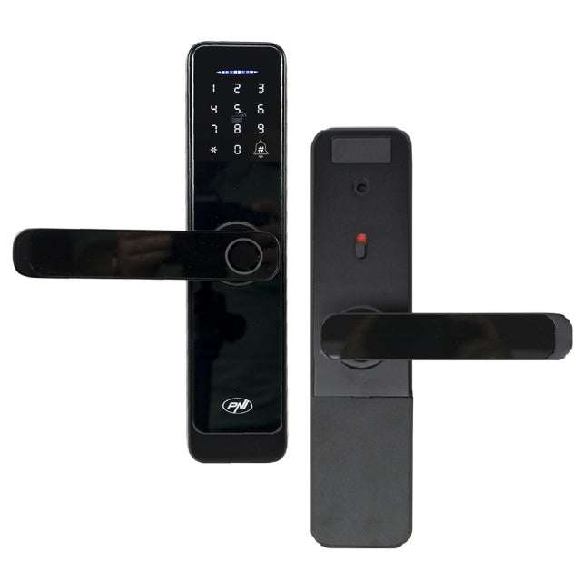 Yala inteligenta PNI SafeHome PTY6526, amprenta, cod, tag, aplicatie Tuya Smart, 100 utilizatori