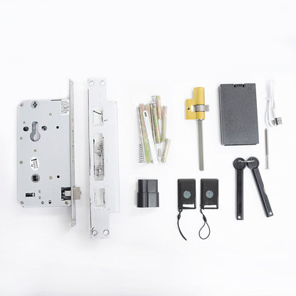 Yala inteligenta PNI SafeHome PTY8825, cod, card, recunoastere faciala, amprenta si Sticky Pad Drapel